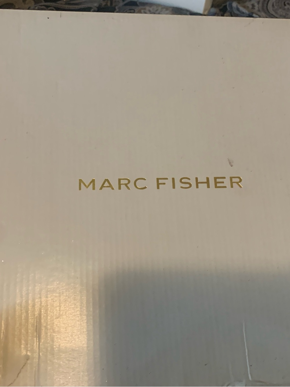 Marc Fisher Cream Heeled Boots (Box)